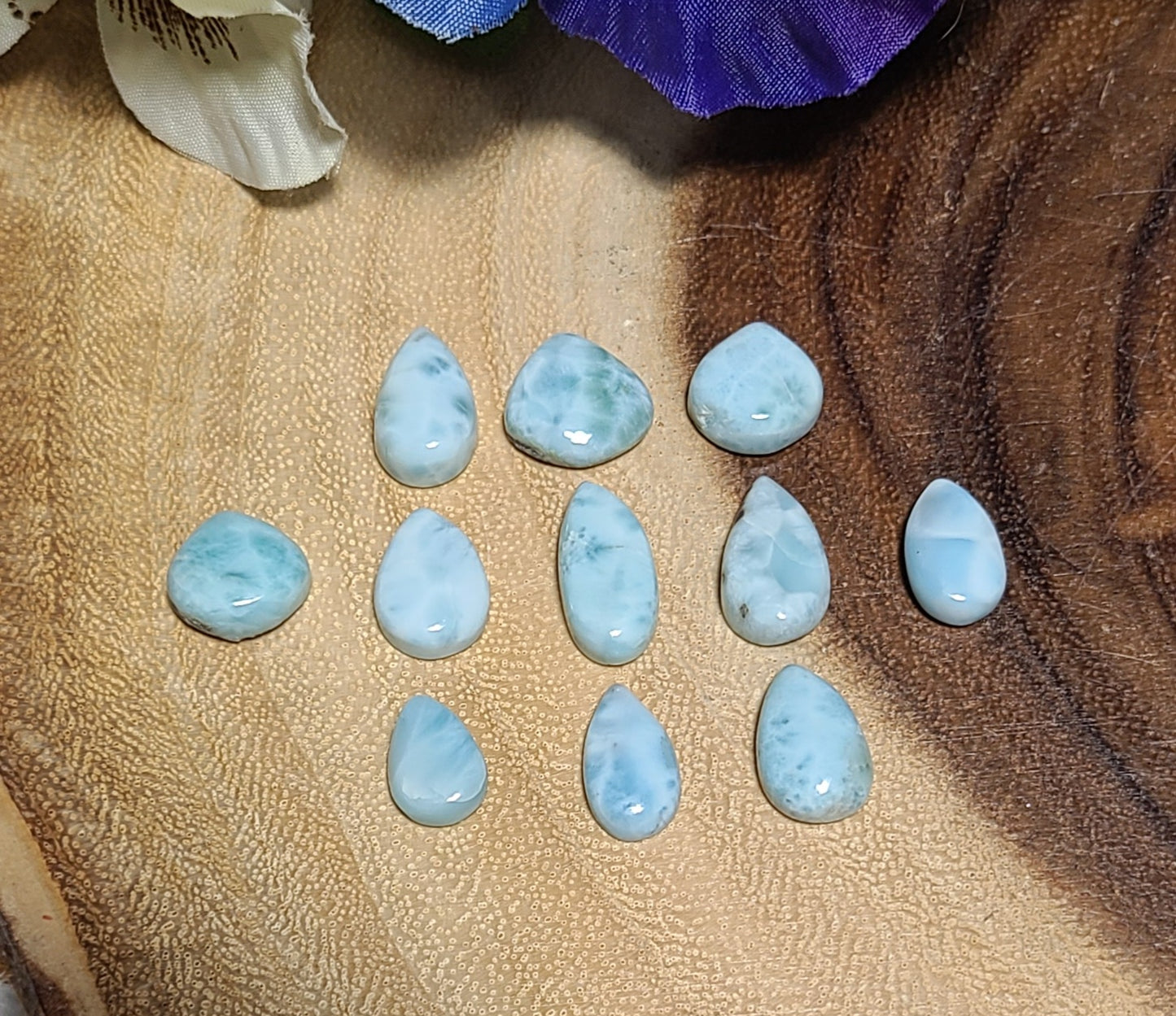 Larimar Cabochons / Flatbacks