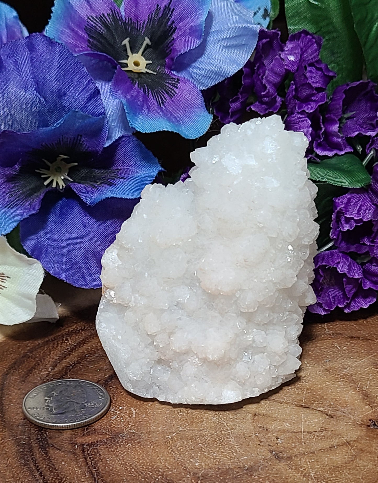 Druzy Apophyllite Stalactites - Multiple Sizes to Choose From