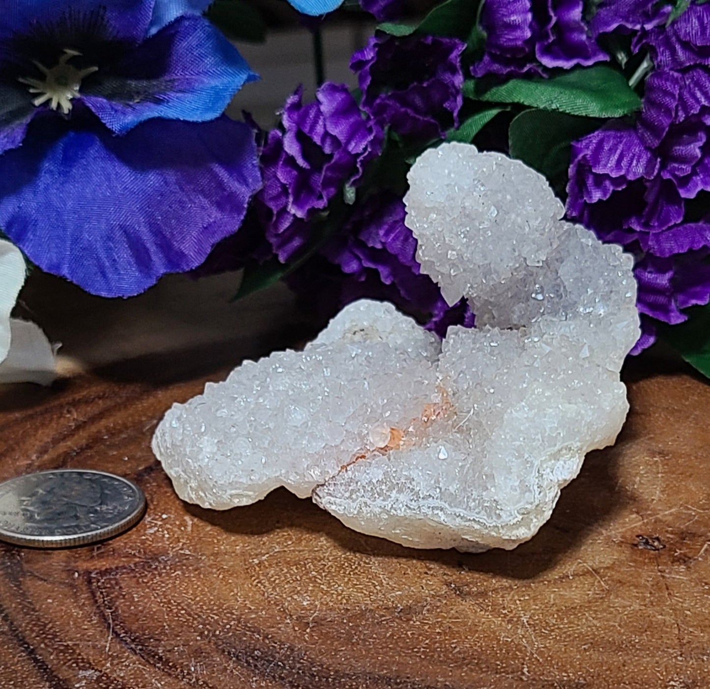 Druzy Apophyllite Stalactites - Multiple Sizes to Choose From