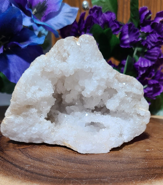 Large UV Cave Calcite Cluster Geode