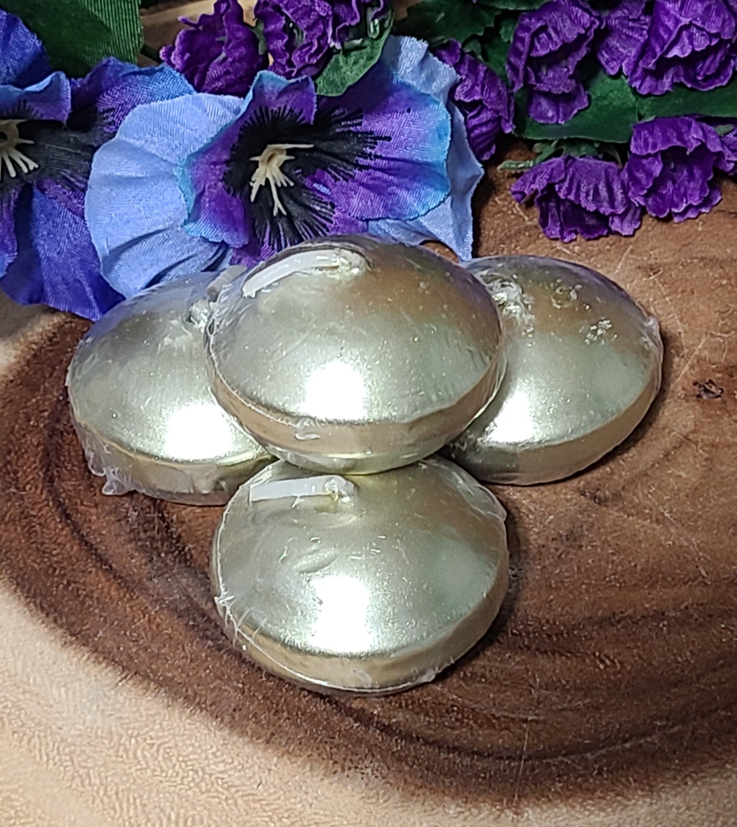 Large Gold Floating Candles - Candle Magick/Ritual/Spellwork