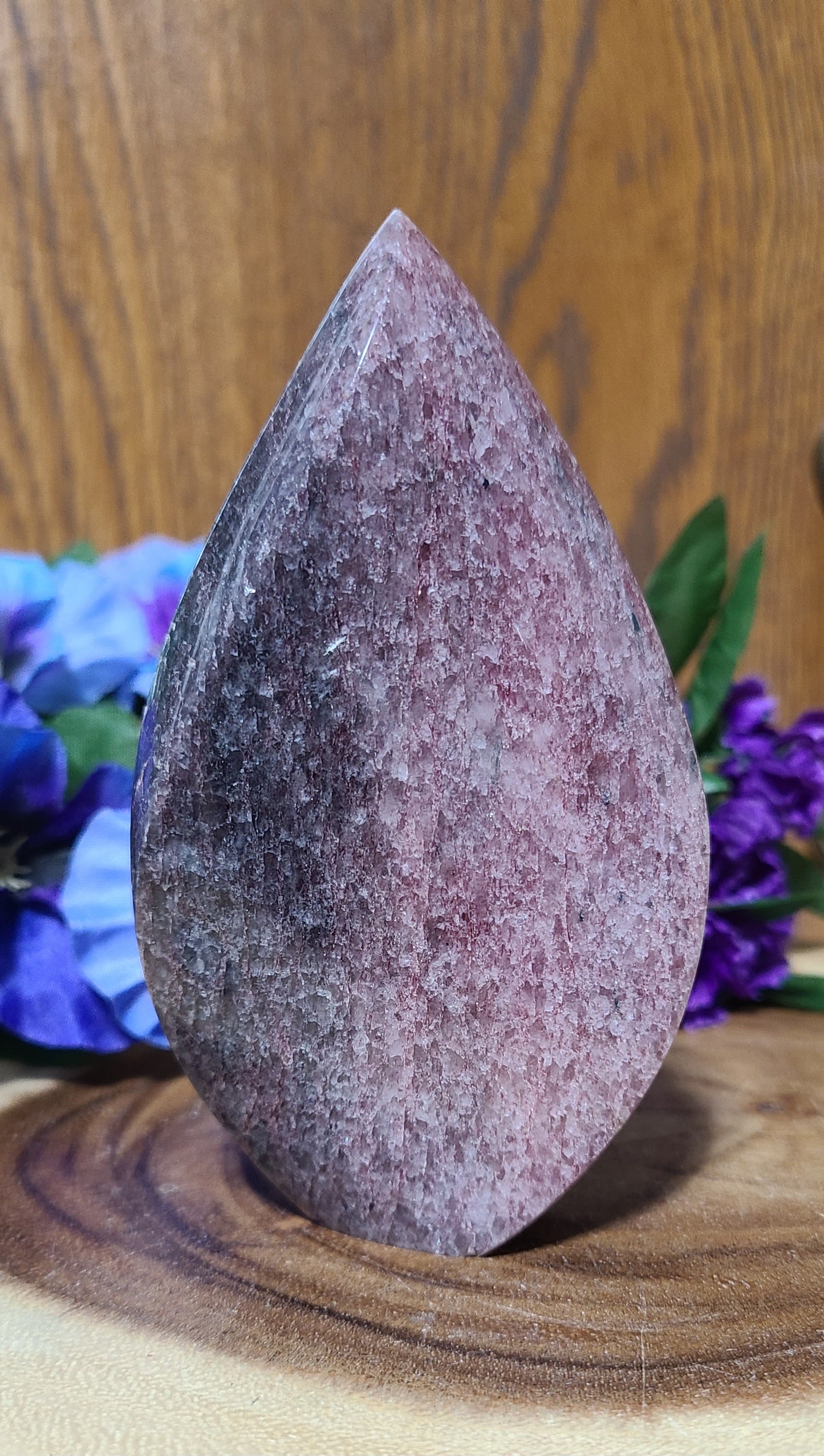 Large Strawberry Quartz Flame