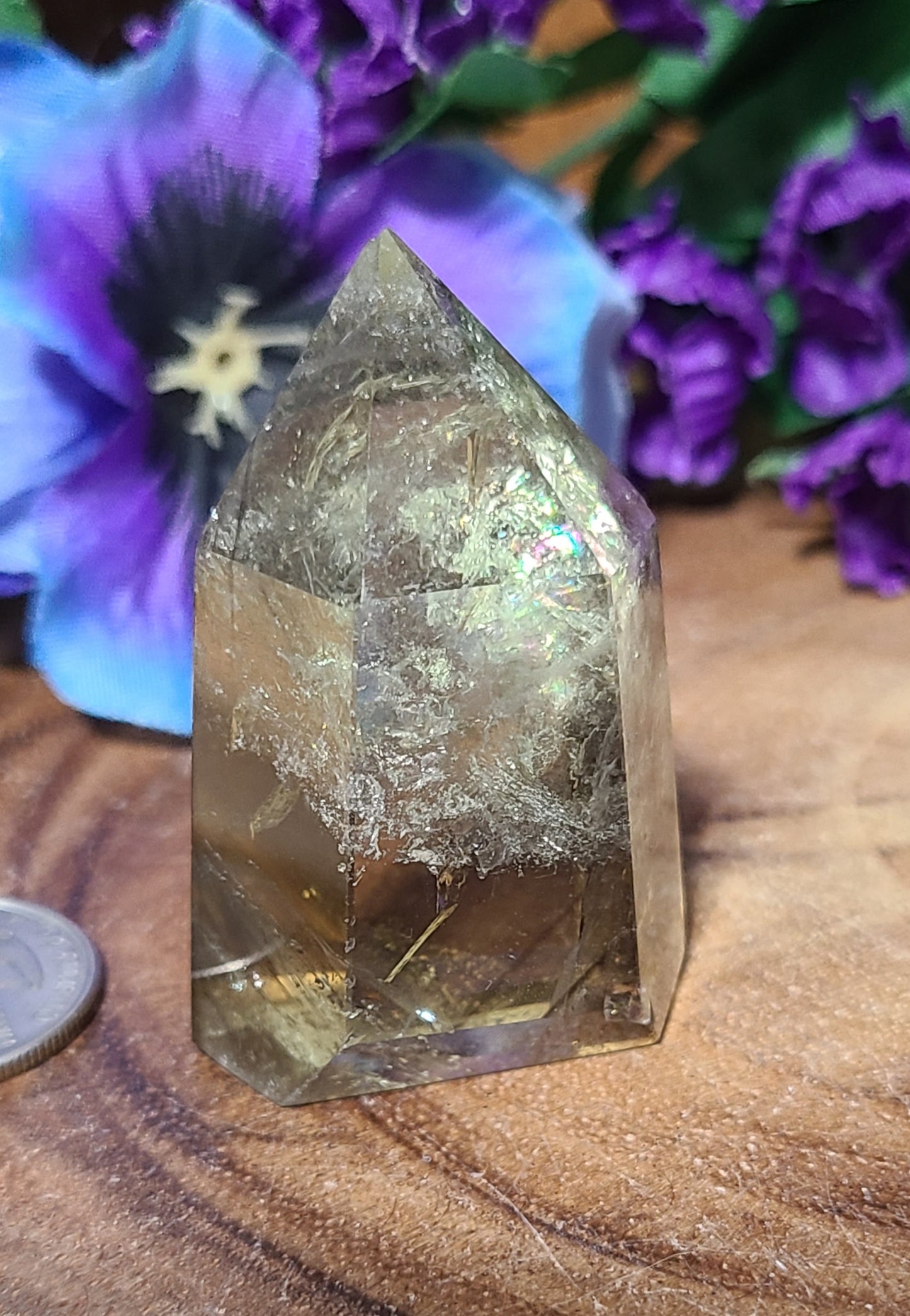 Smoky Citrine Tower / Congo Citrine for Wealth, Abundance & Manifestation