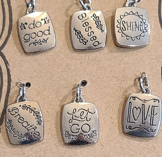 Silver Inspirational Charms / Pendants