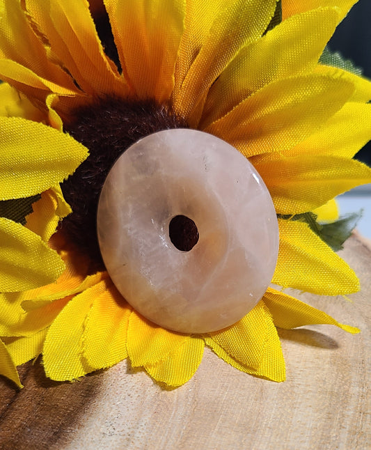 Large Rose Quartz 'Donuts' - Sphere Holders, Pendants & More