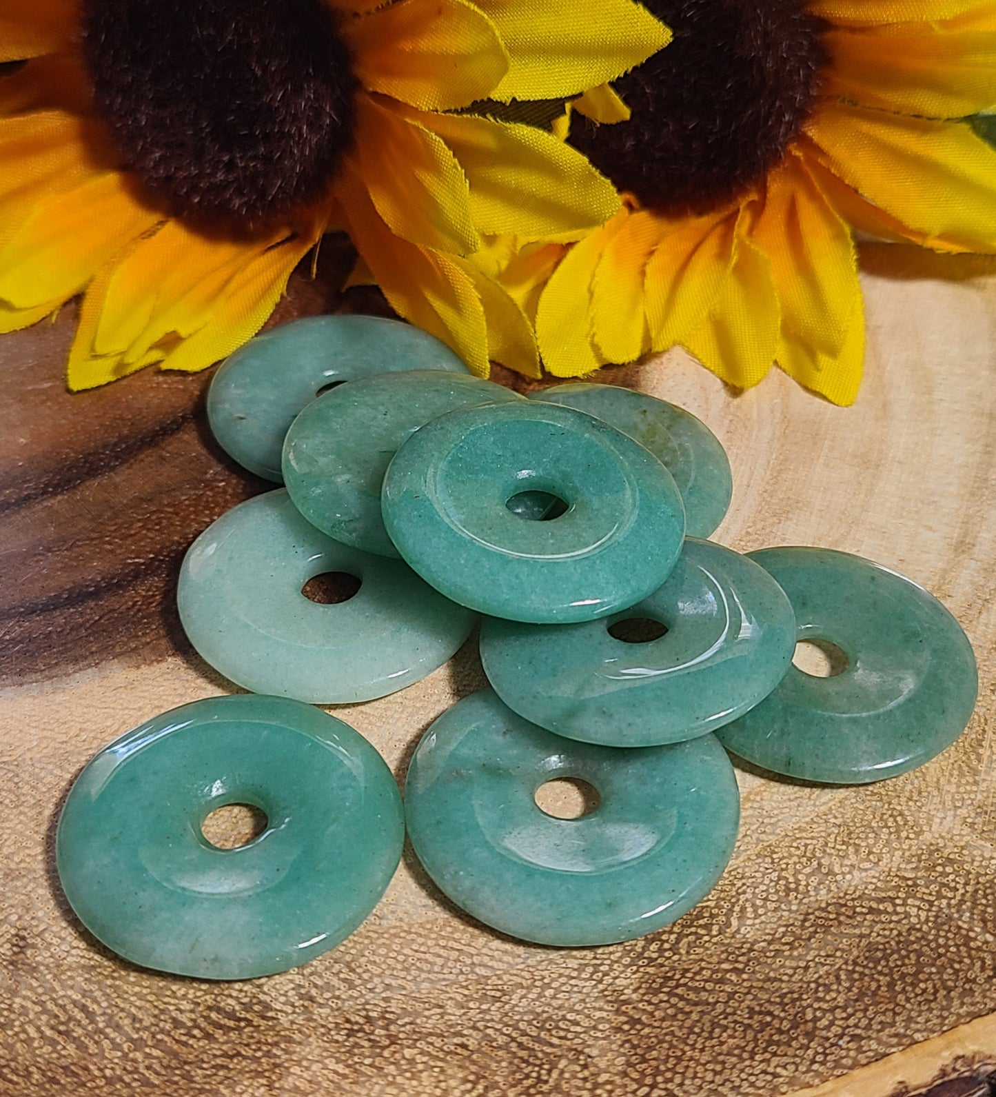 Aventurine Donuts - Luck & Abundance