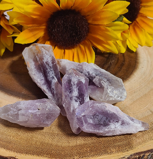 Raw Phantom Amethyst Points