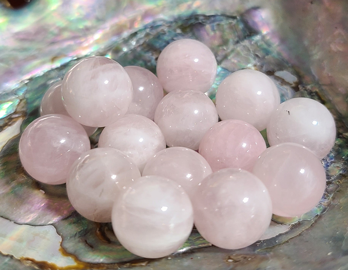 Rose Quartz Mini Spheres - Unconditional Love