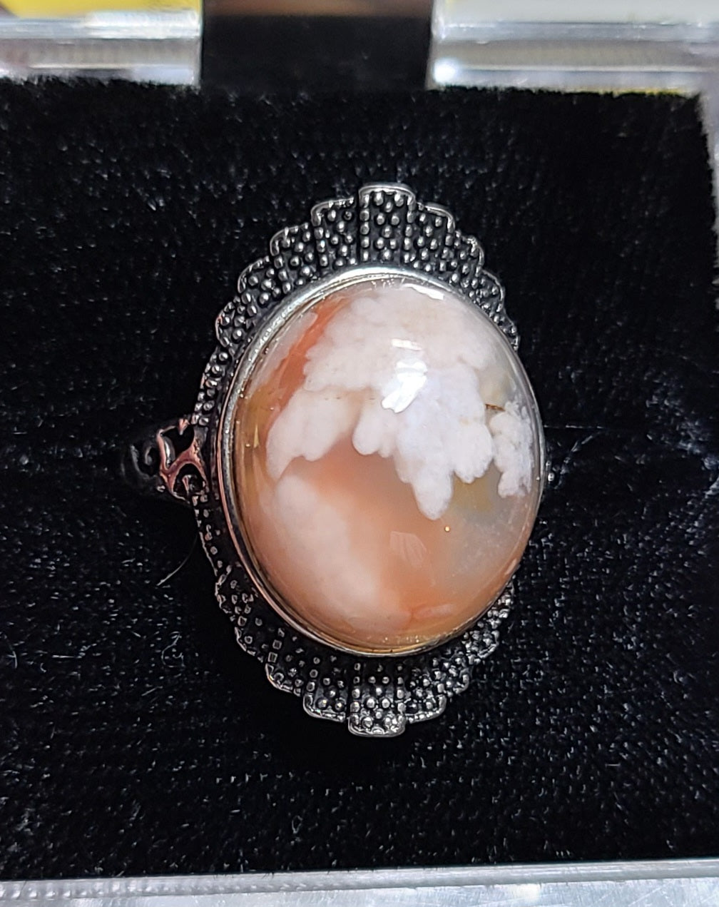 Flower Agate - 925 Sterling Silver Rings - New Beginnings, Growth, Transformation