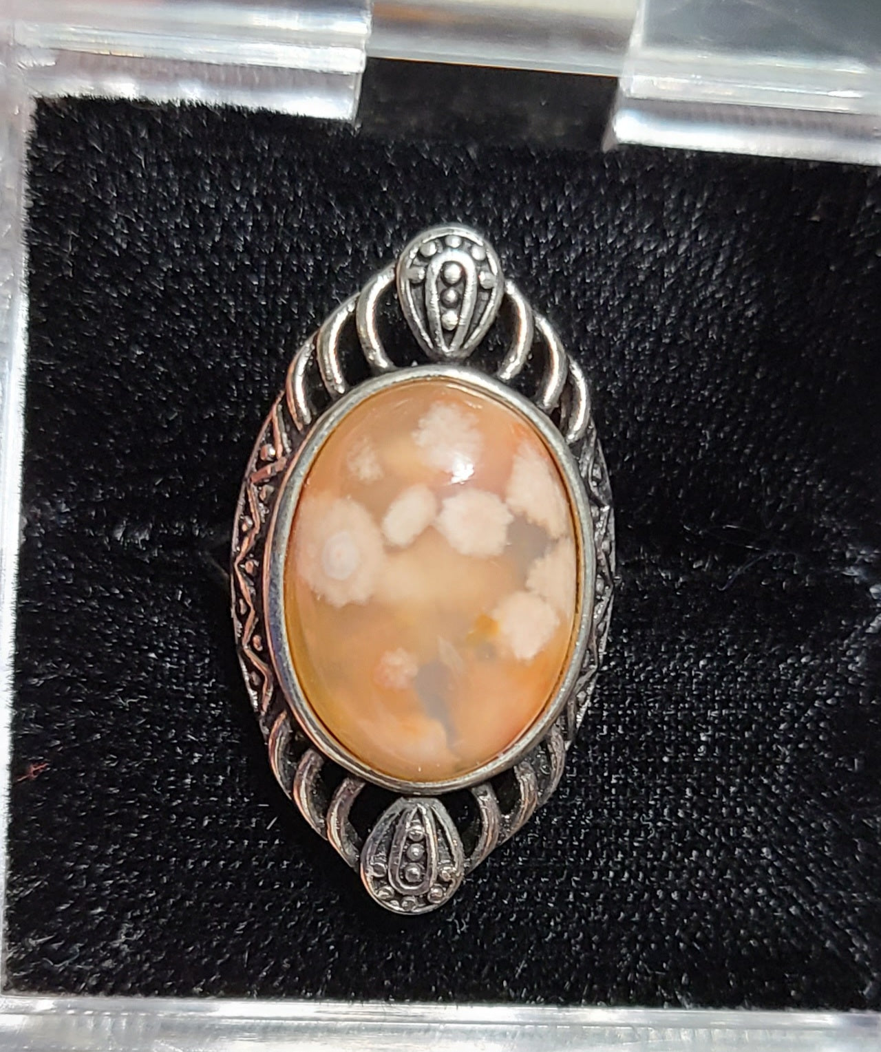 Flower Agate - 925 Sterling Silver Rings - New Beginnings, Growth, Transformation