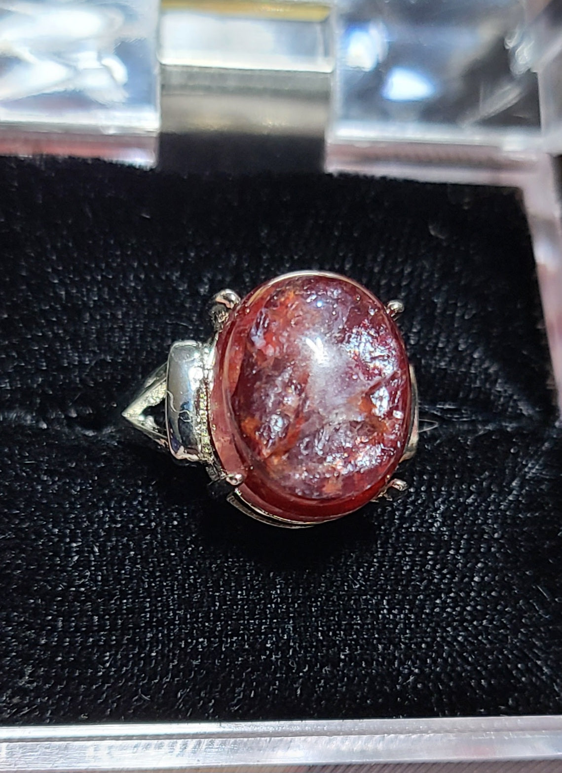 Fire Quartz - 925 Sterling Silver Ring - Love & Passion