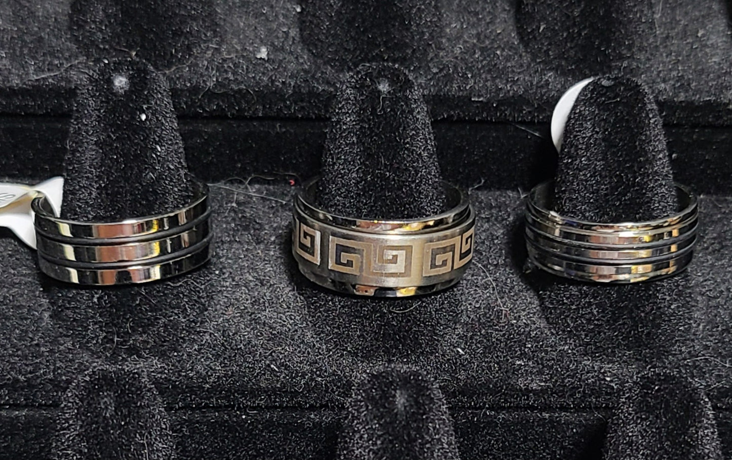 "Fidget Rings" - Stainless Steel - Size 10