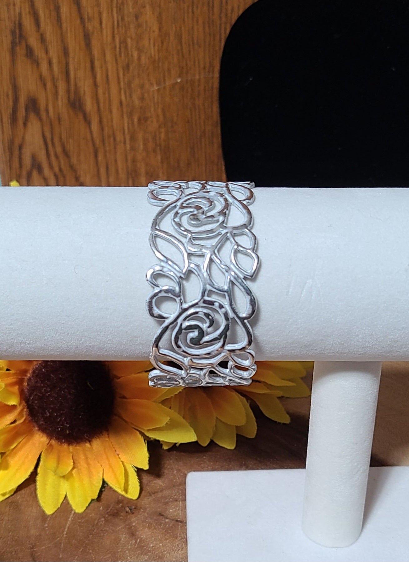 White-washed Silver Cuff