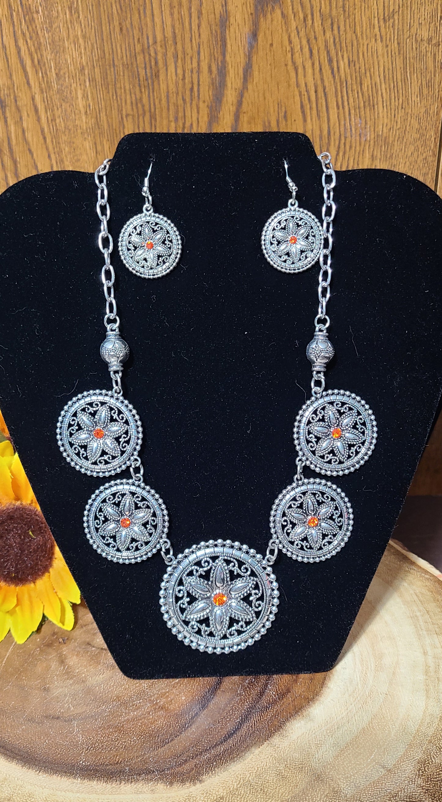 Flower of Life Necklace and Earring Sets