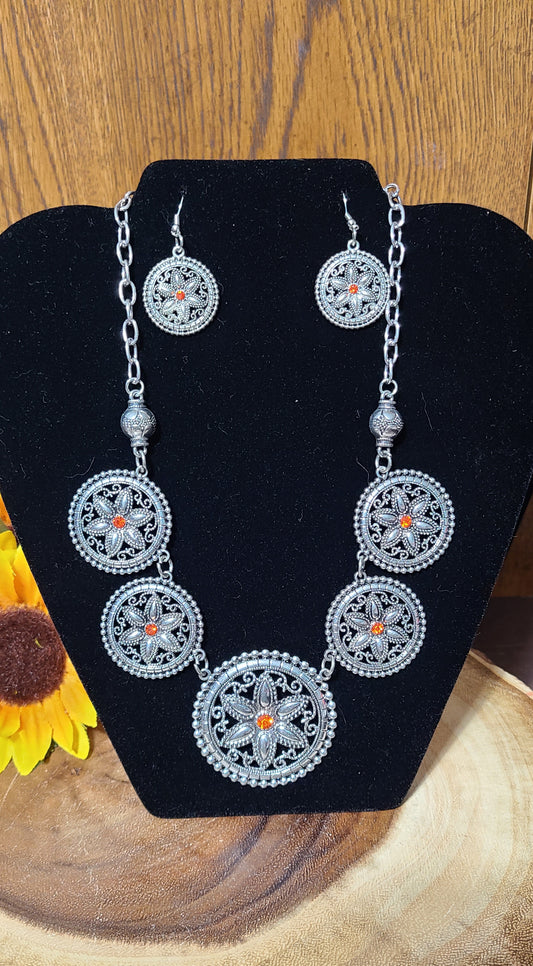 Flower of Life Necklace and Earring Sets