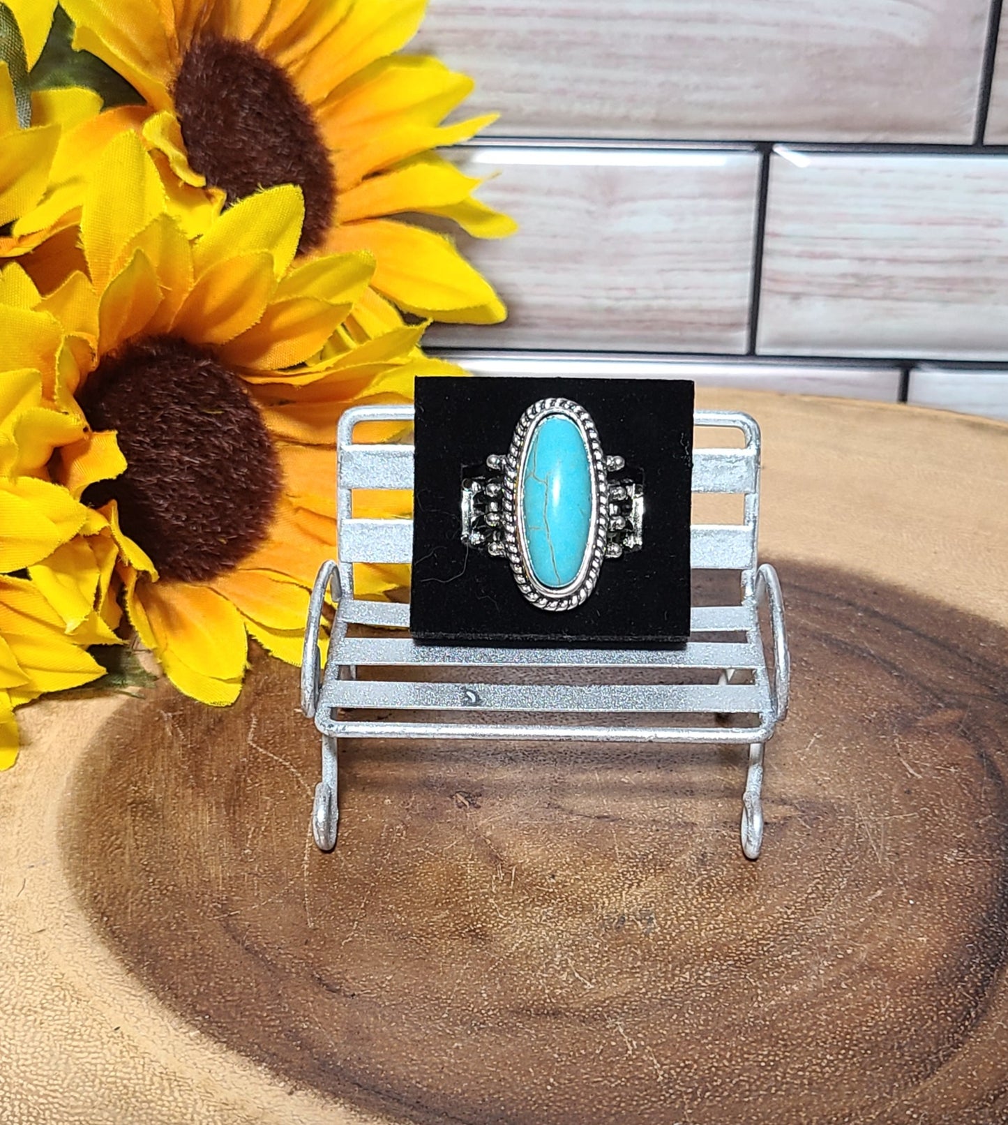 Adjustable Turquoise Rings - Choose Your Setting!