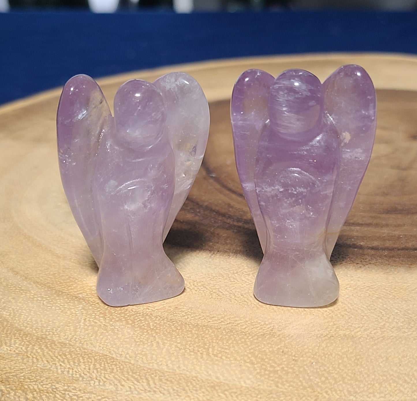 Carved Ametrine Angels