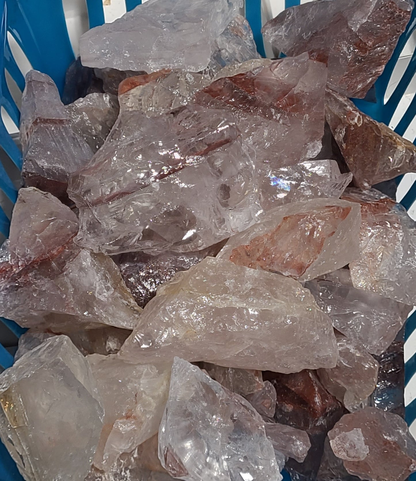 Fire Quartz / Hematoid Quartz Chunks / Nuggets