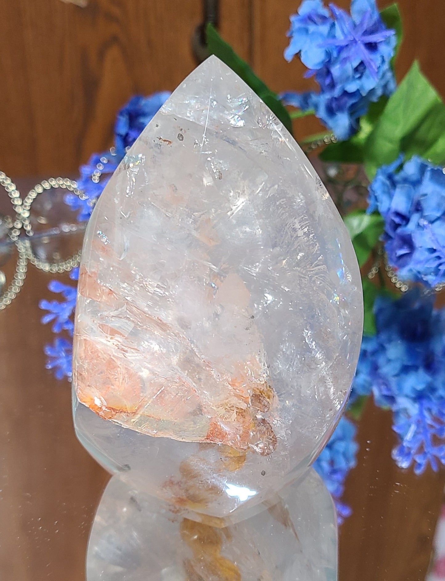 Large Fire Quartz / Hematoid Quartz Flame