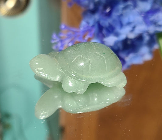 Carved Aventurine Turtle