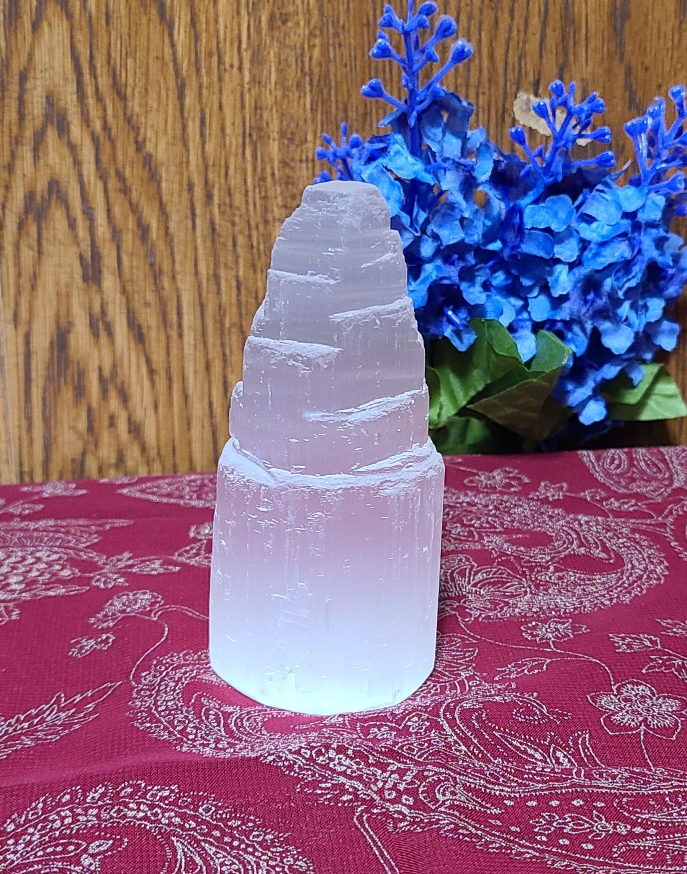 Carved Selenite Towers