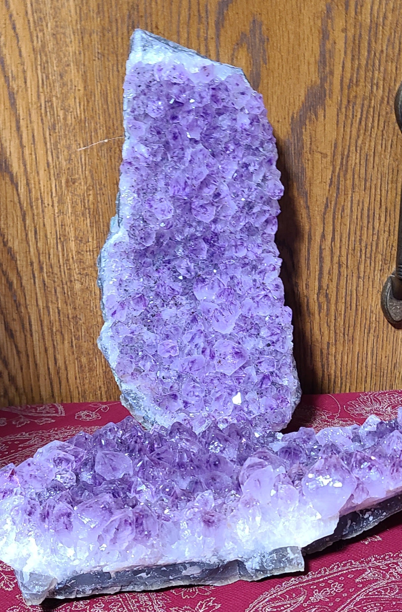 Extra-large Brazilian Amethyst Cutbase Freeforms