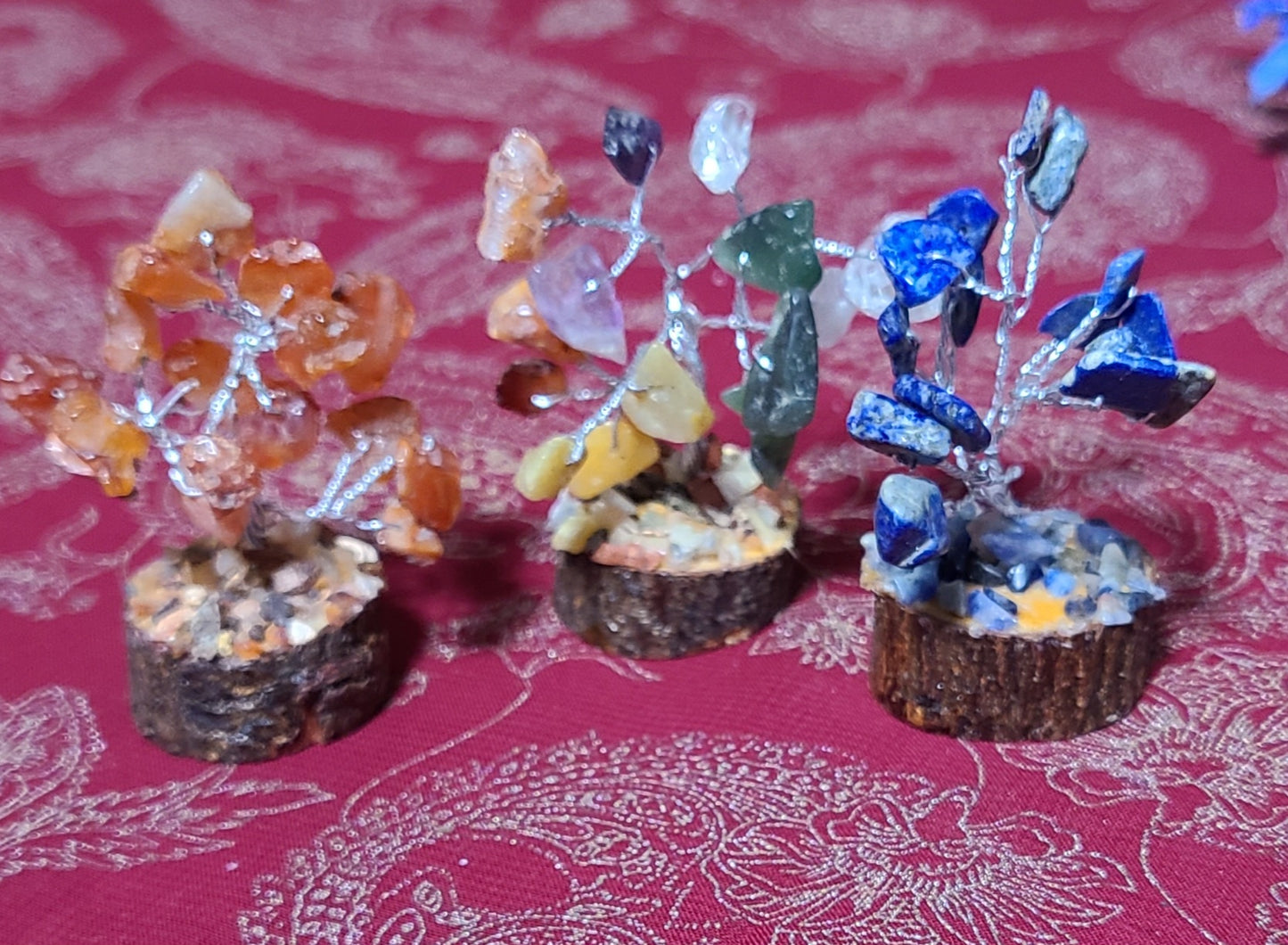 3" Gemstone Trees