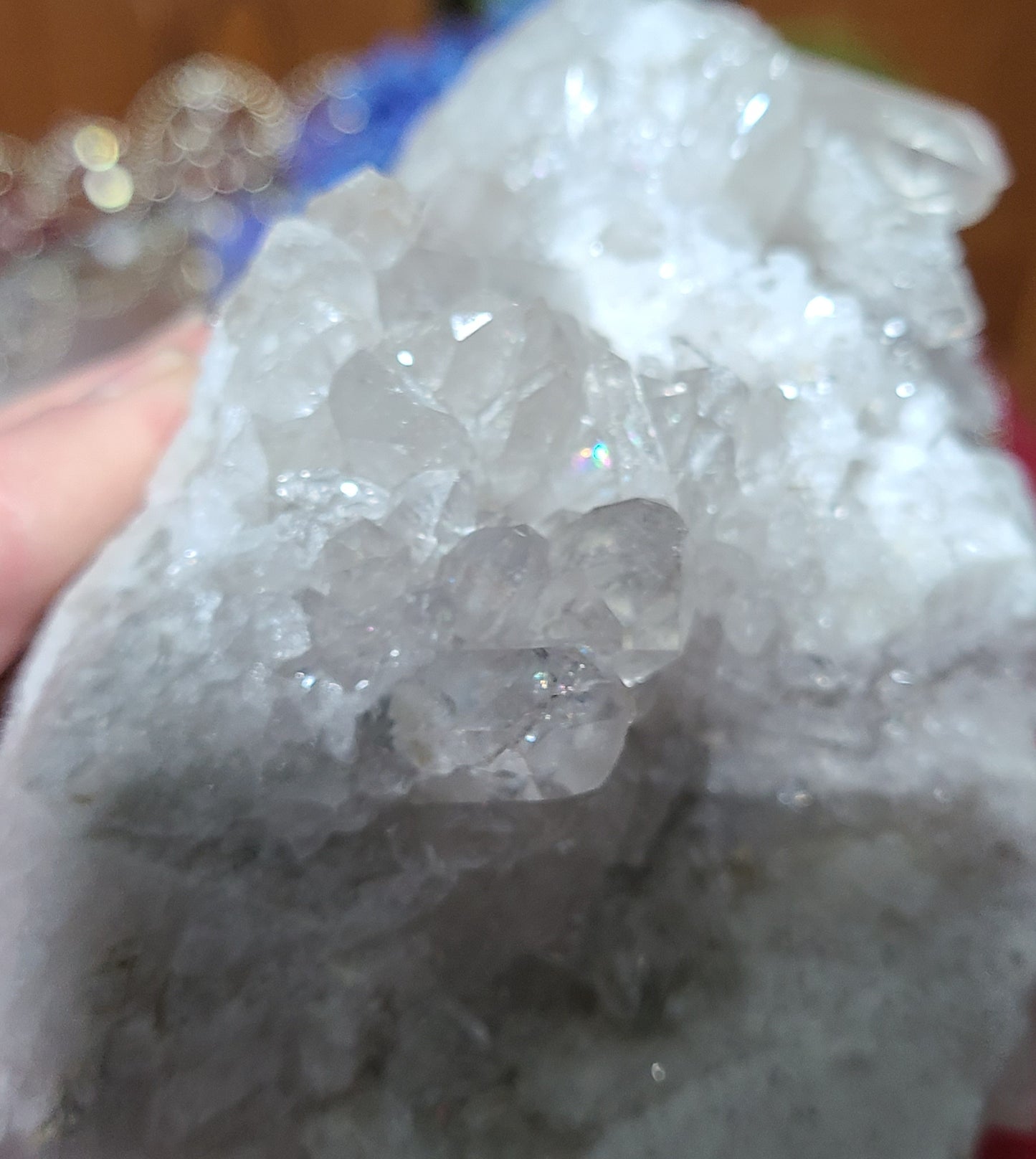 Massive Mulit-Point Quartz Cluster