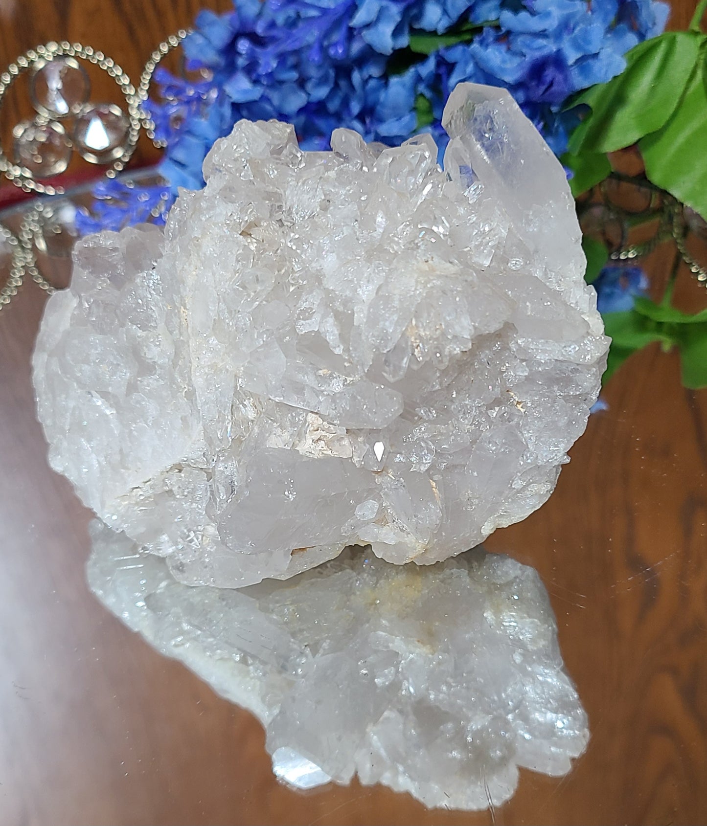 Large Quartz Point Cluster