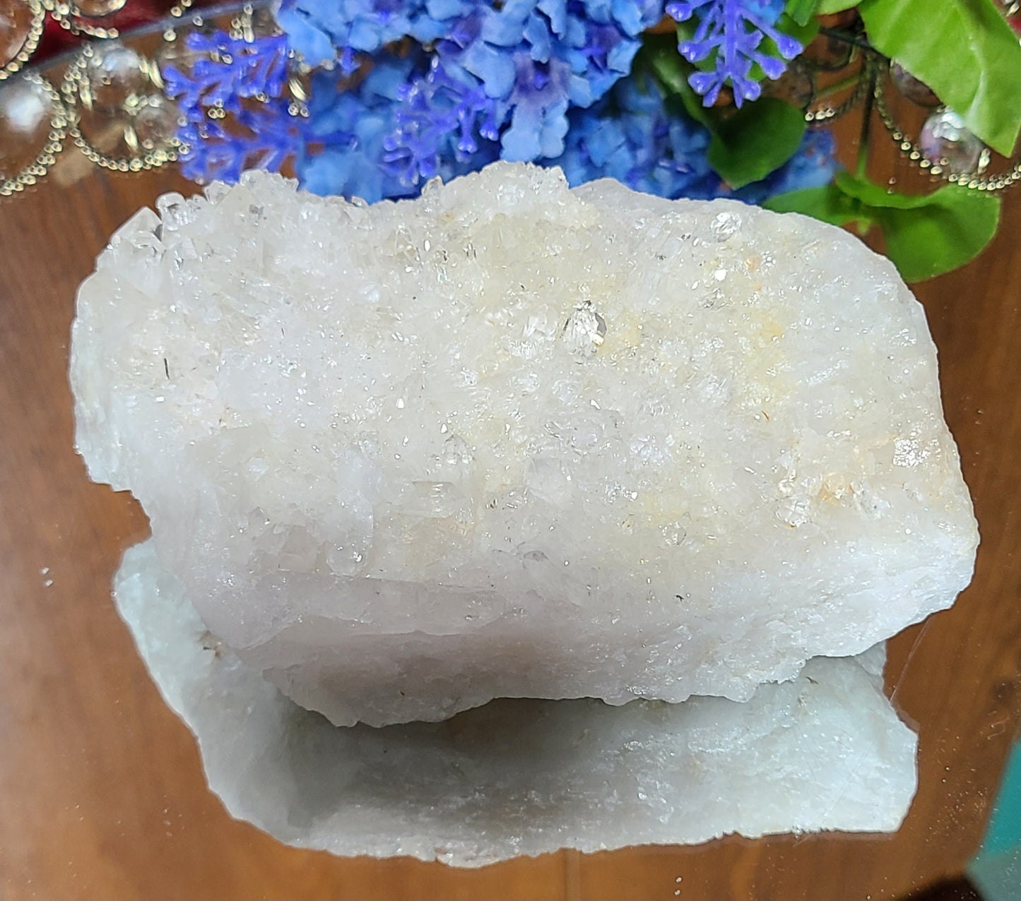 Quartz Point Cluster with Druzy