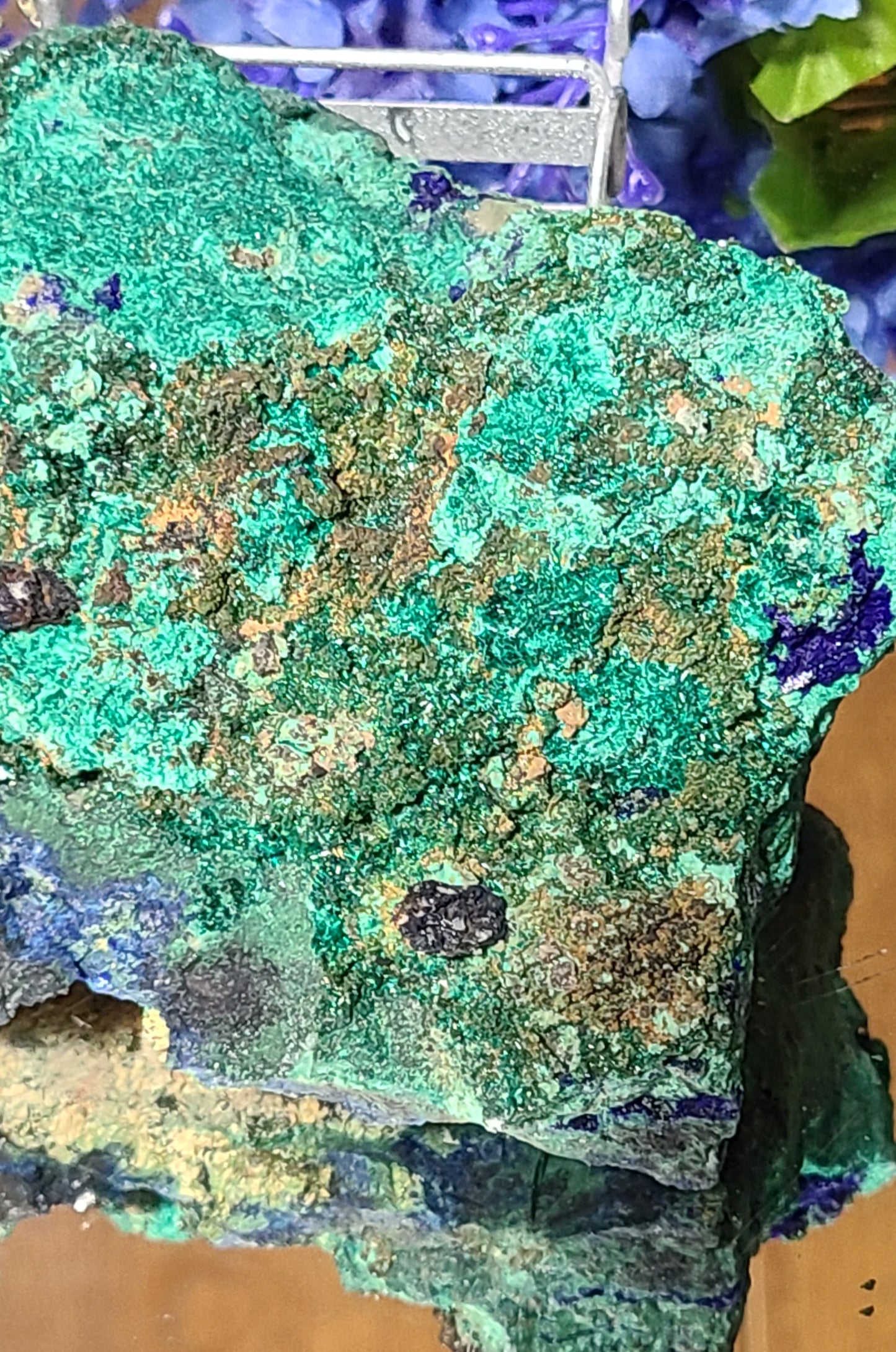 MASSIVE Azurite and Malachite Slab Specimen