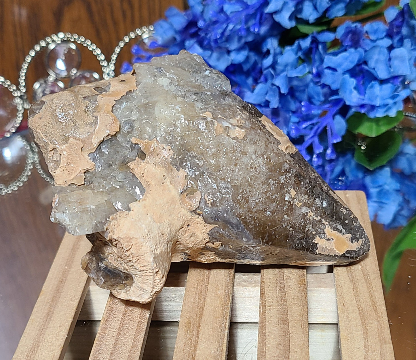 Stellar Beam Calcite Crystal Points