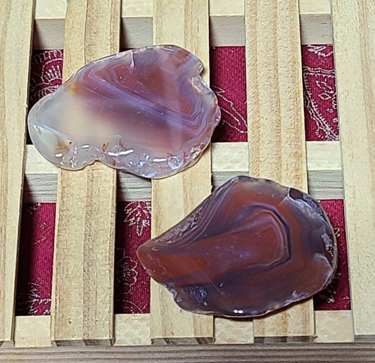 2" Botswanna Agate Plates