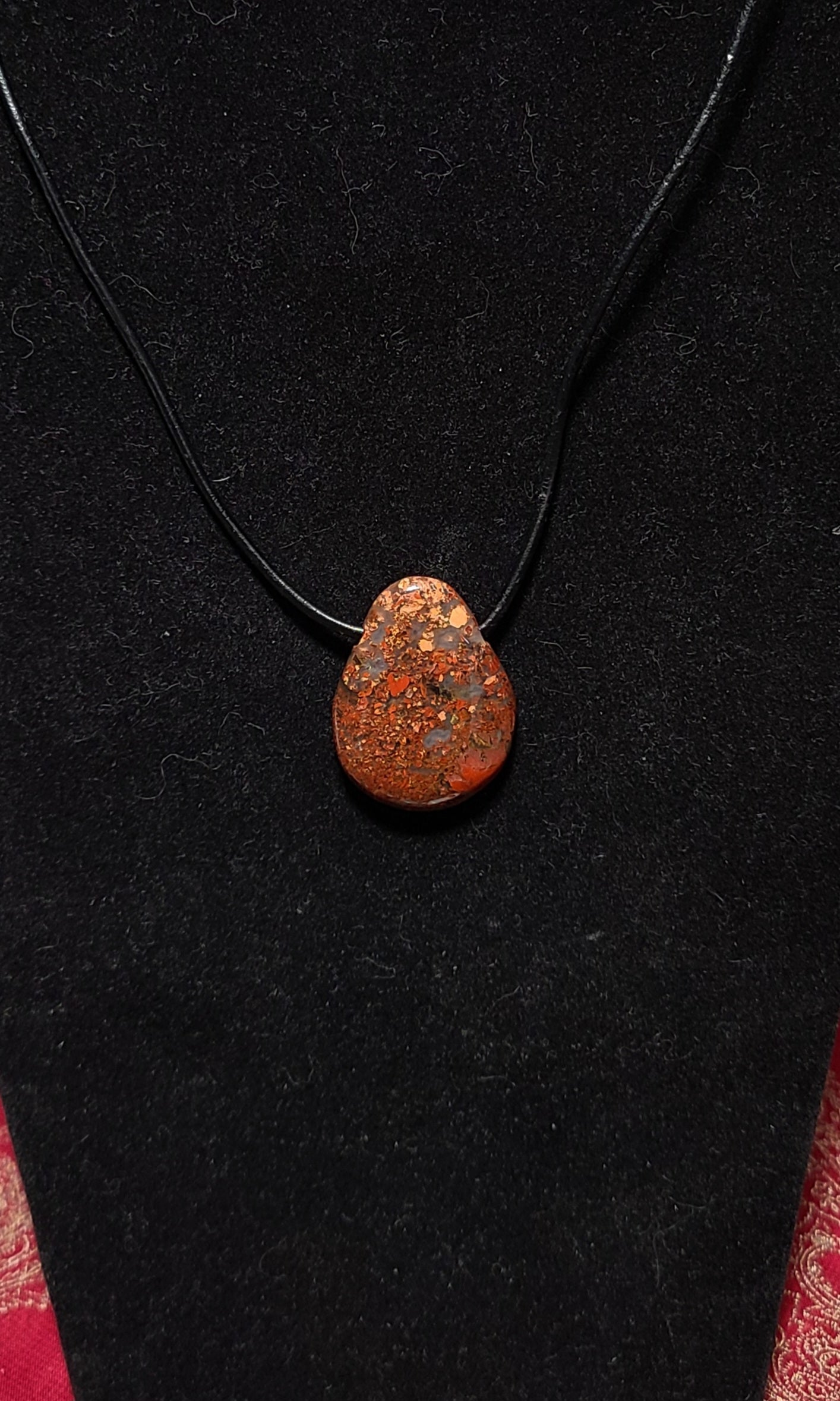 Rainbow Jasper Palmstone Necklace