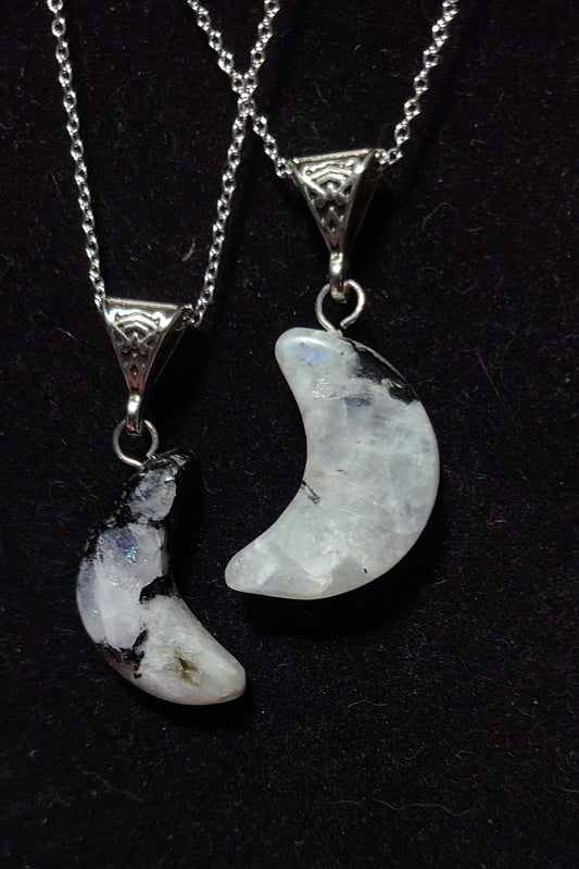 Moonstone 925 Sterling Silver Necklaces