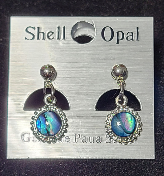 Genuine Paua Shell Earrings