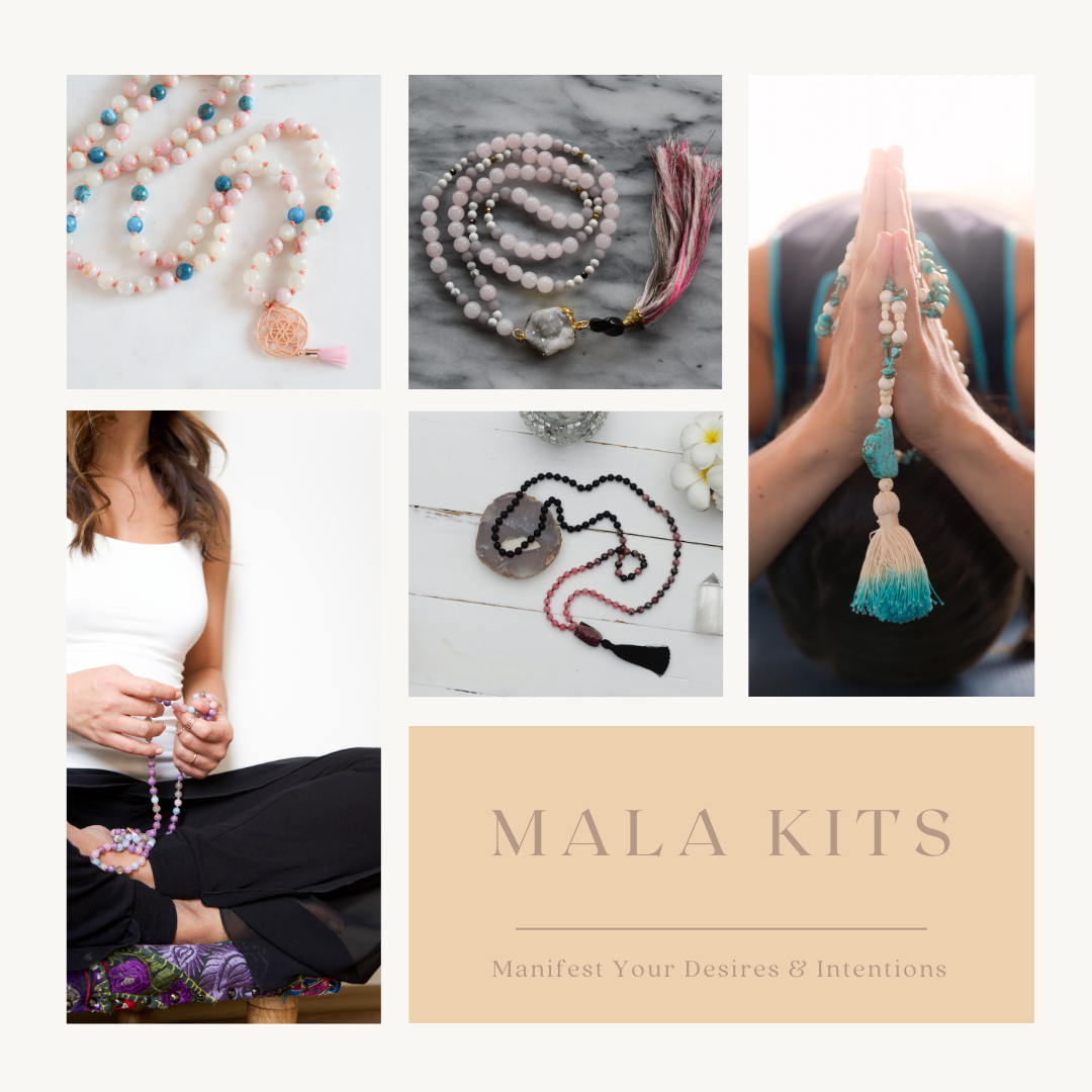 DIY Mala Kits - Manifest Your Desires With Each Knot & Each Bead