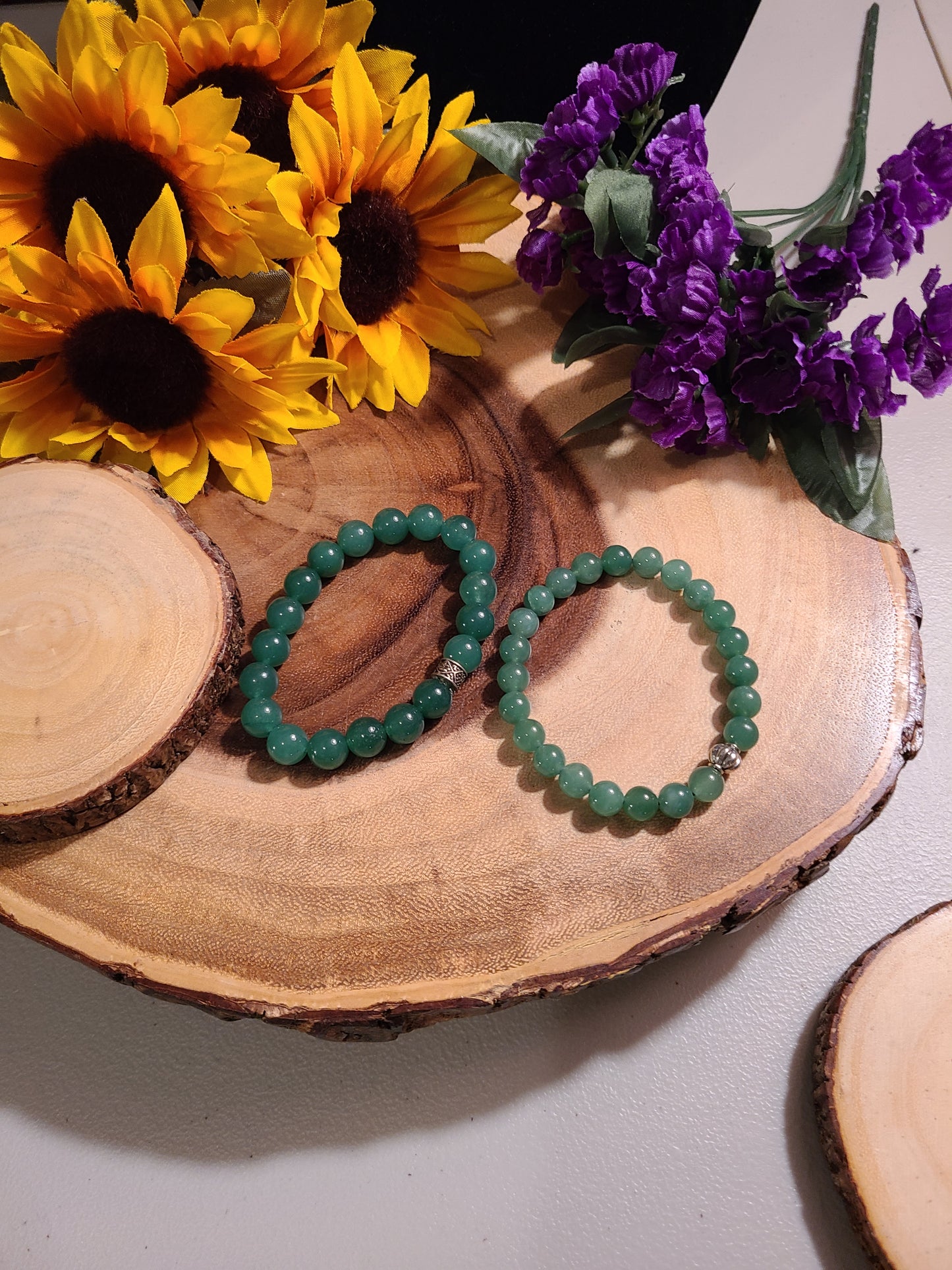 Gemstone Stretch Bracelets - Starting with 'A'