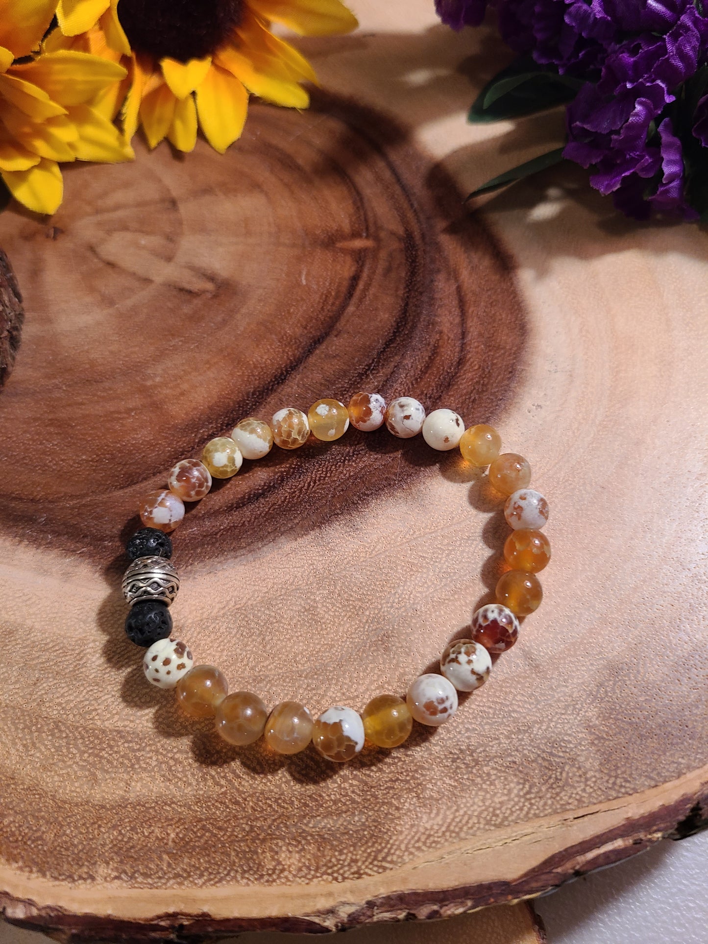 Gemstone Stretch Bracelets - D through G