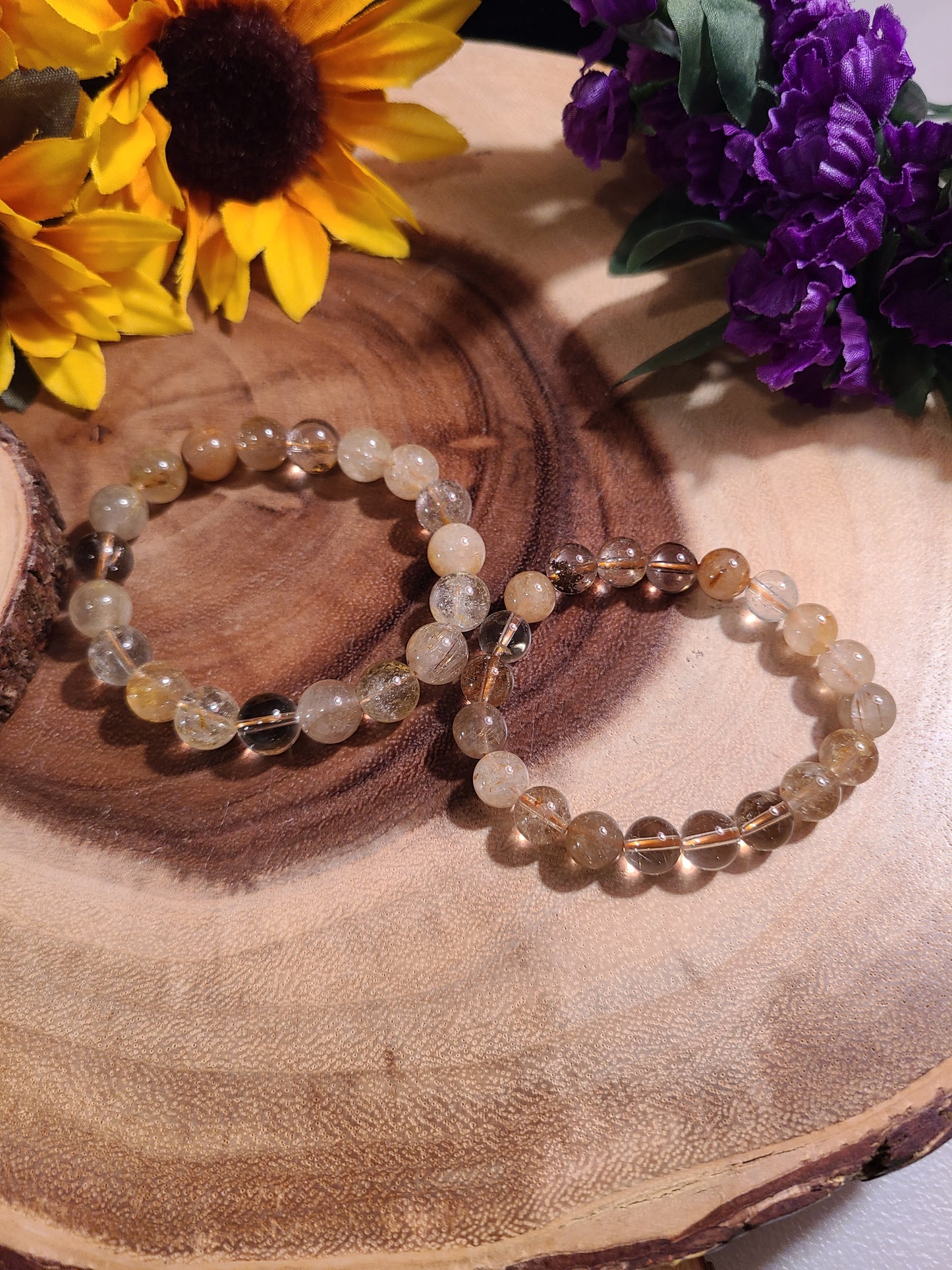 Gemstone Stretch Bracelets - D through G