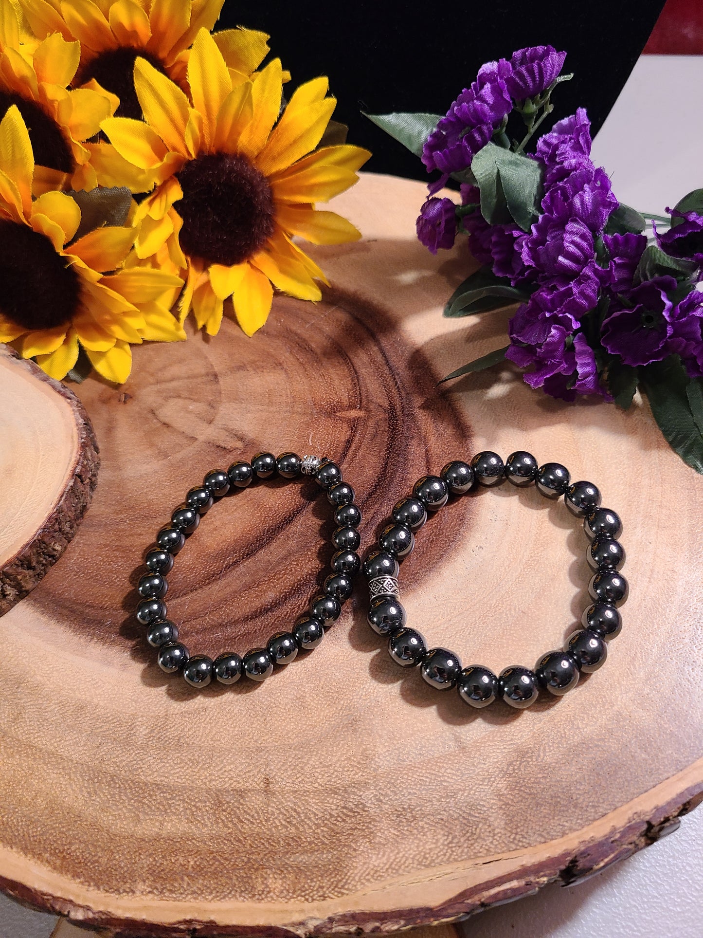 Gemstone Stretch Bracelets - H through J