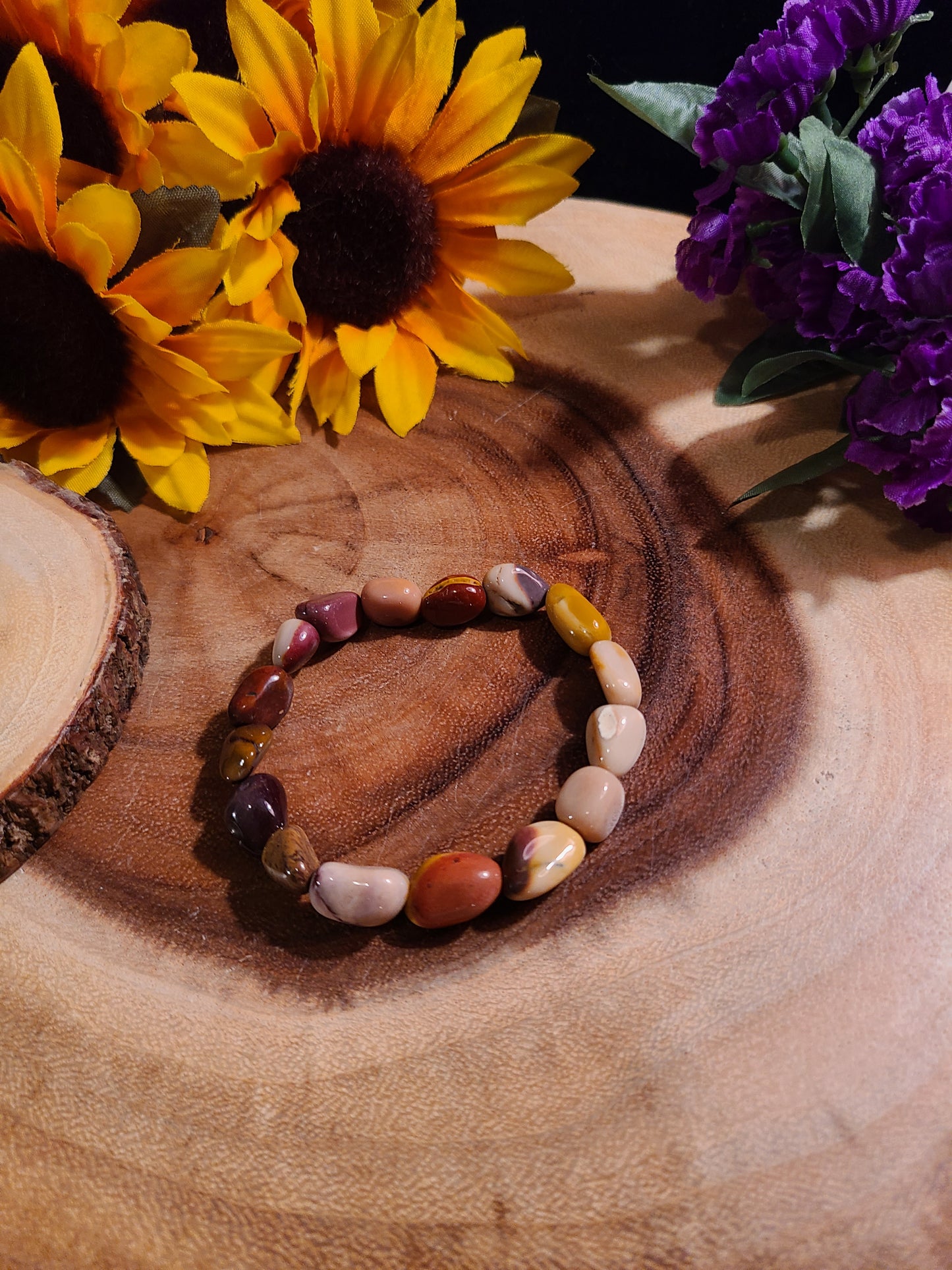 Gemstone Stretch Bracelets - K through M