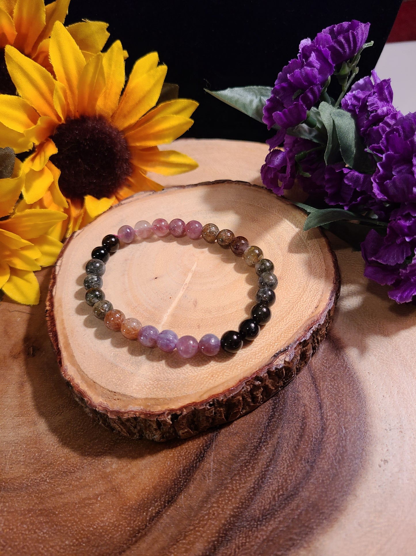 Gemstone Stretch Bracelets - K through M