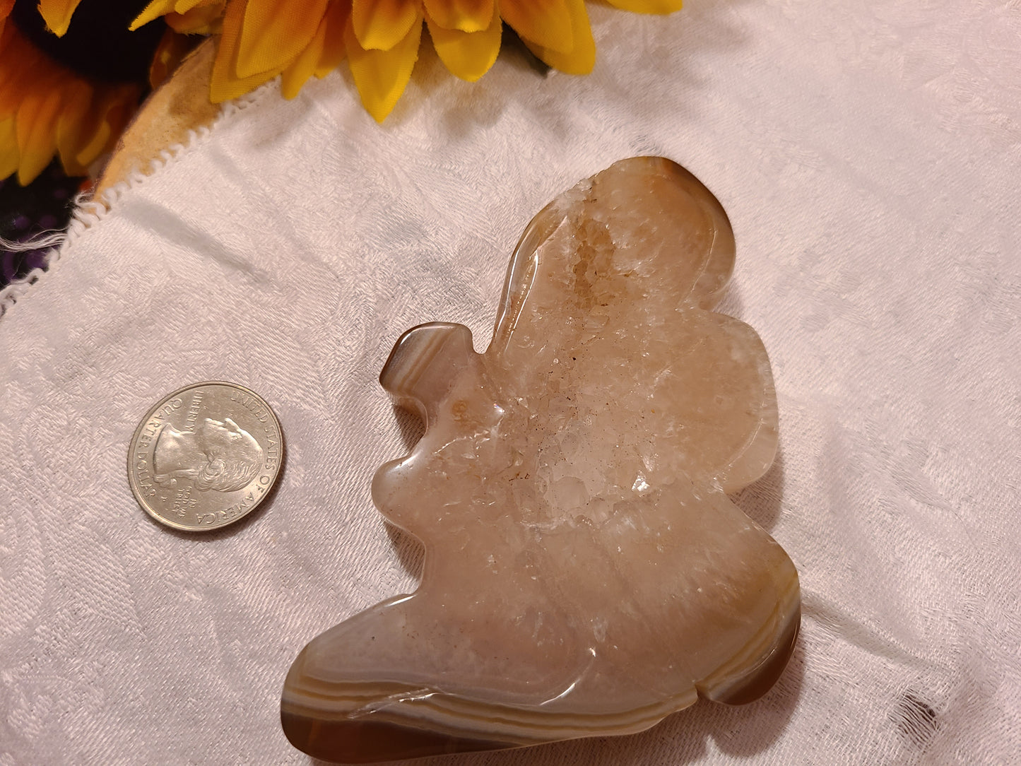 Druzy Agate Angel & Fairy Carvings