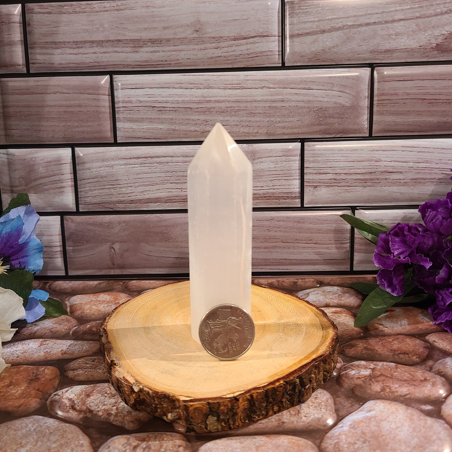 Long Selenite Towers / Wands