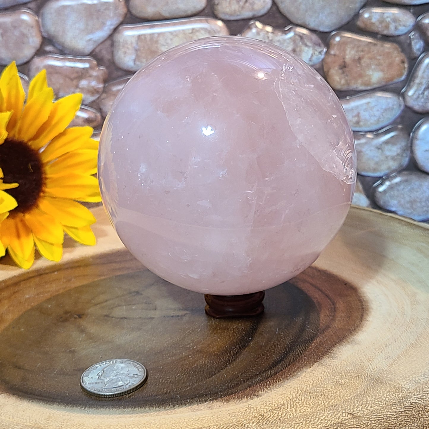 Star Rose Quartz Spheres