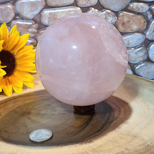 Star Rose Quartz Spheres