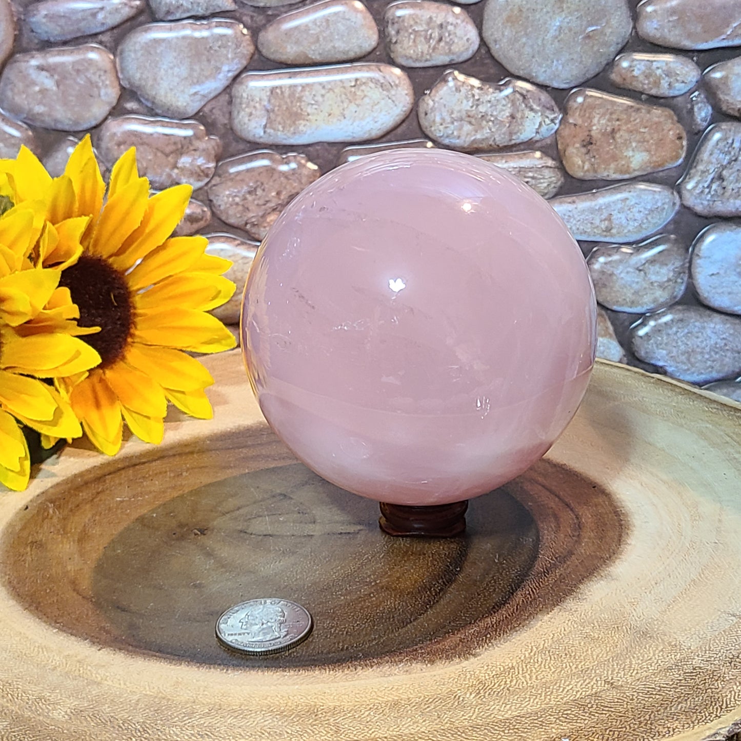 Star Rose Quartz Spheres