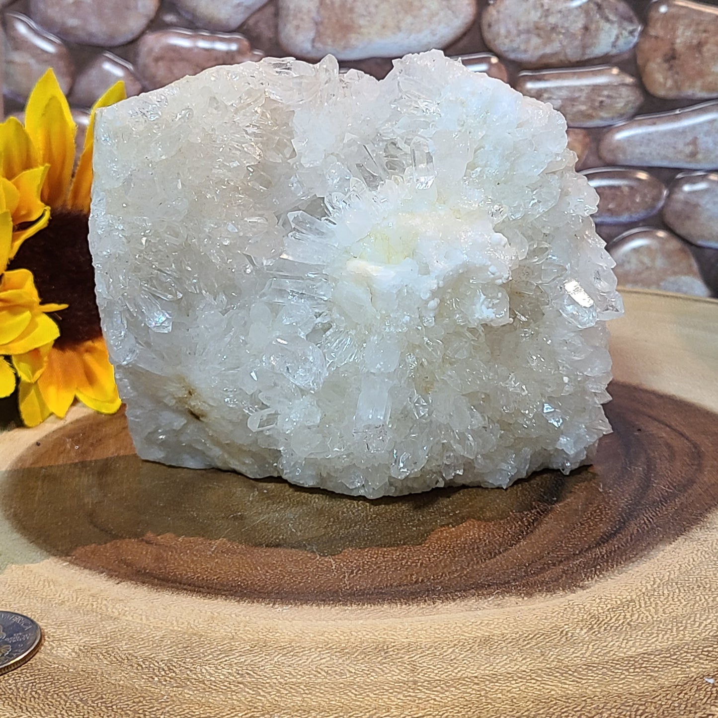 Extra Large Carved House - Quartz Cluster and Matrix