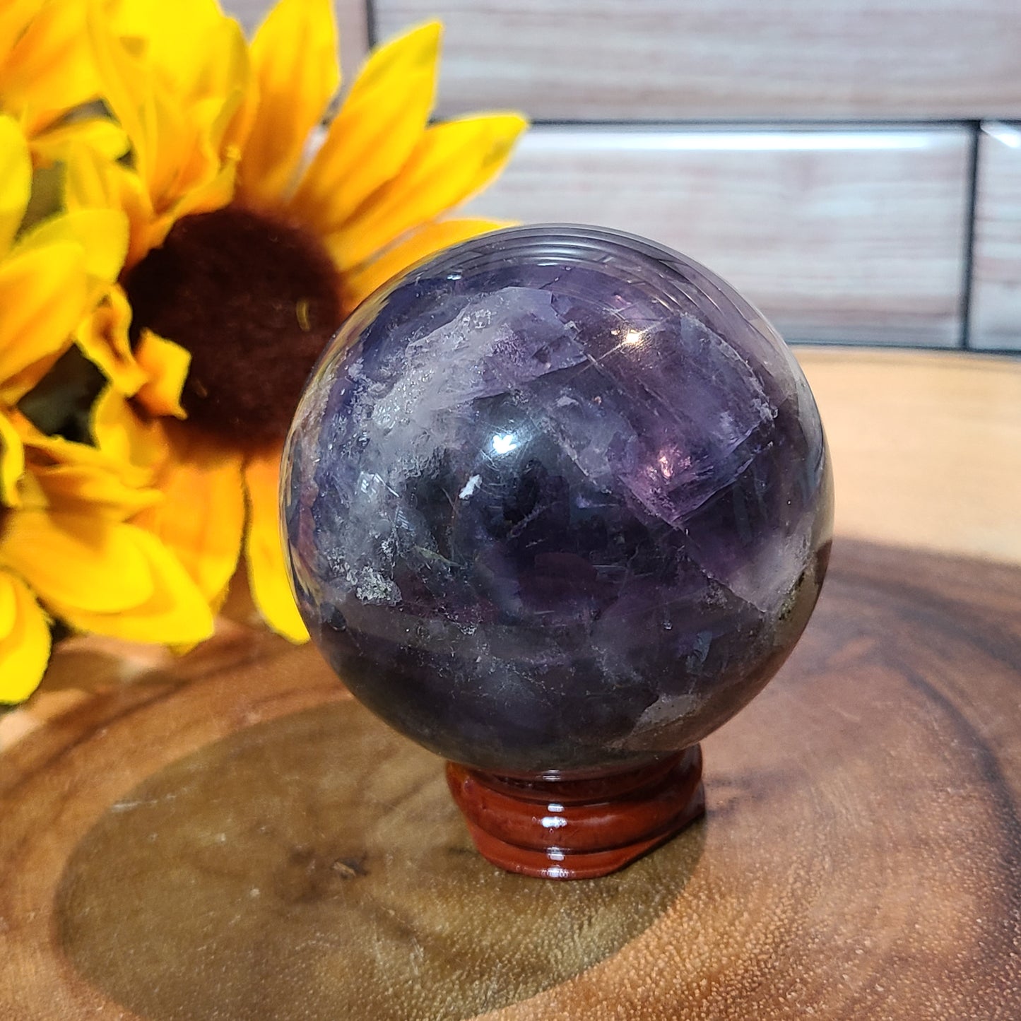 Rainbow Fluorite Spheres